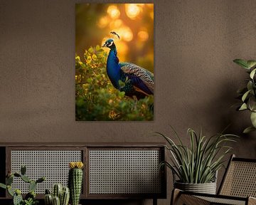 Peacock by Poster Art Shop