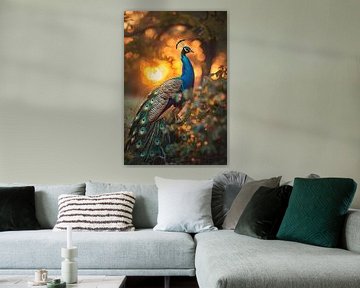 Peacock by Poster Art Shop