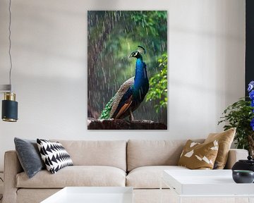 Peacock by Poster Art Shop