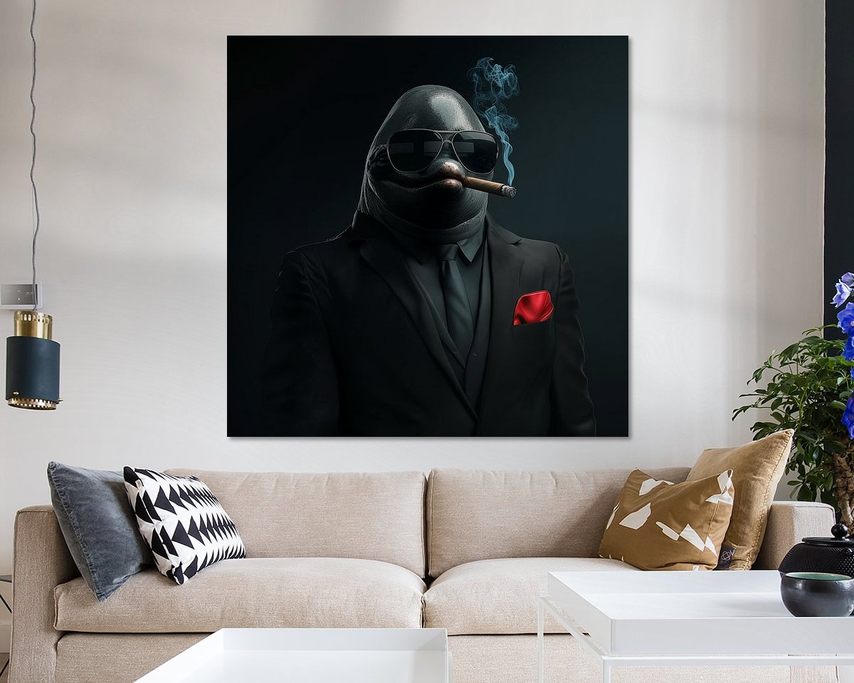 Example of the artwork in a room
