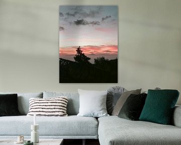 Magische zonsondergang Gran Canaria | Fotoprint Canarische Eilanden | Kleurrijke reisfotografie Spanje van HelloHappylife