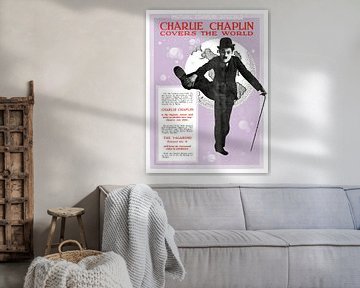 Charlie Chaplin 01 - Paars van Malou Studio