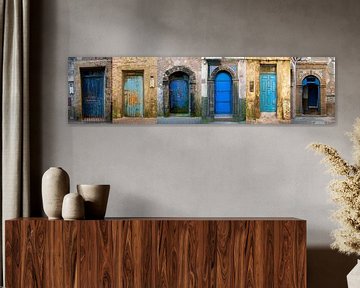 Marokkanische Türen Panorama von Mark Leek