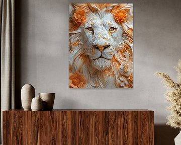 leeuw 3d kunst van haroulita