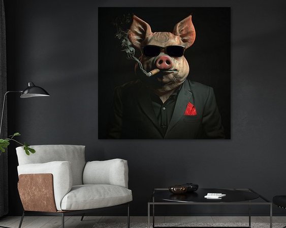Example of the artwork in a room