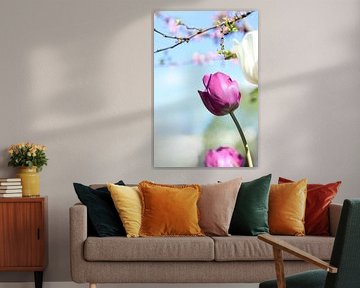Tulpen mit Blüten