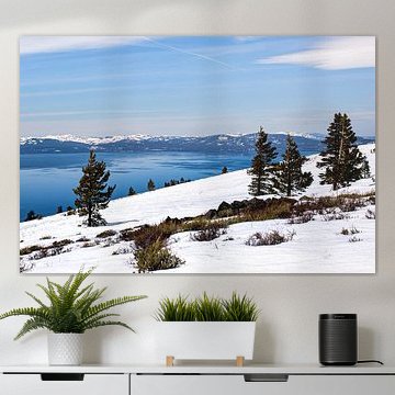Winter in the mountains of South Lake Tahoe - photo print - travel photography