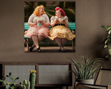 Dicke Frauen von Hetty Lamboo