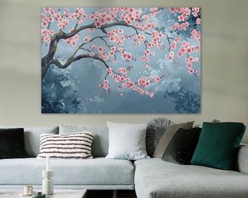 Kersenbloesems Hokusai van Poster Art Shop