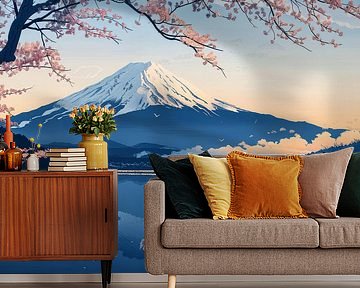 De berg Fuji van Poster Art Shop