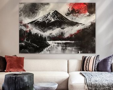 De berg Fuji van Poster Art Shop