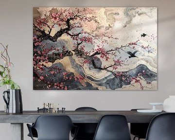 Cherry blossoms Japan by Poster Art Shop