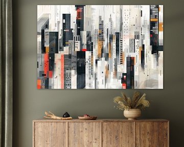 Abstract city by Poster Art Shop