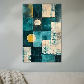 Harmonious geometry in soft tones by Poster Art Shop