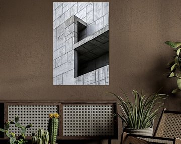 Minimalist architecture photography by Poster Art Shop