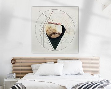 Honkbal van Poster Art Shop