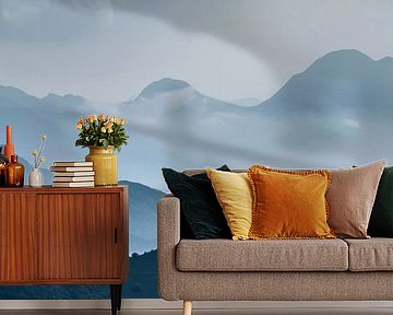 Mountains Mountain landscape by Poster Art Shop