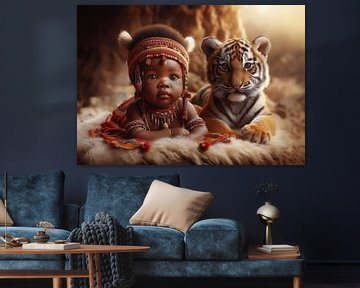Friendship and respect between humans and animals by Ans Bastiaanssen