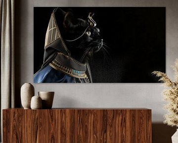 Egyptische kat panorama van TheXclusive Art
