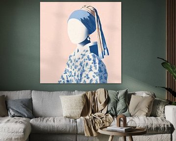 Meisje met de Parel - The Simplified in Pastel Edition van Marja van den Hurk