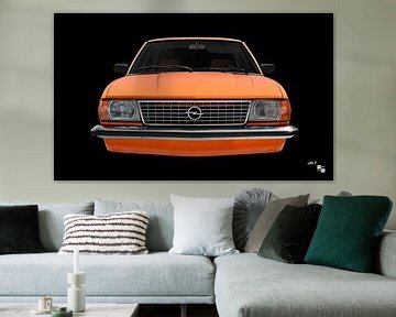 Opel Ascona B vliegende kunstauto van aRi F. Huber