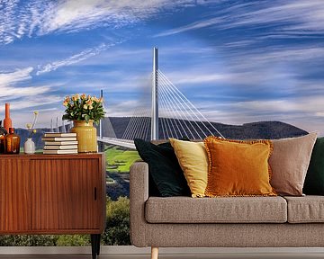 Millau Bridge in France by Achim Thomae Photography