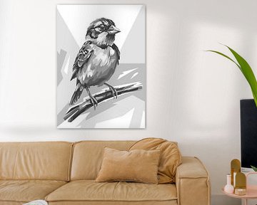 Moineau gris