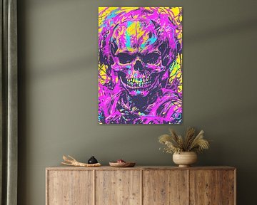 SKULL STREET ART by Taufan Heriyansyah