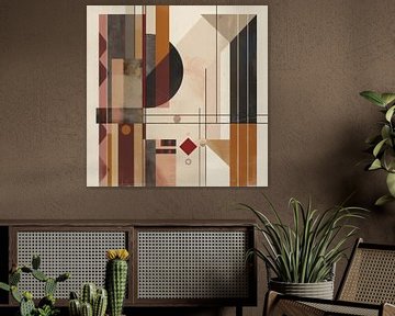 Geometrische harmonie van Poster Art Shop