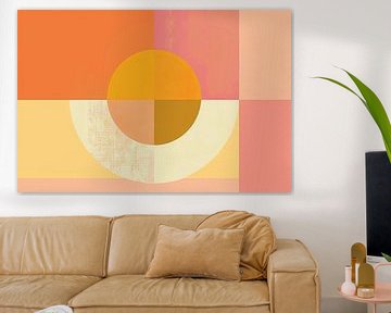 Zonnemeetkunde - Abstracte vormen van Poster Art Shop