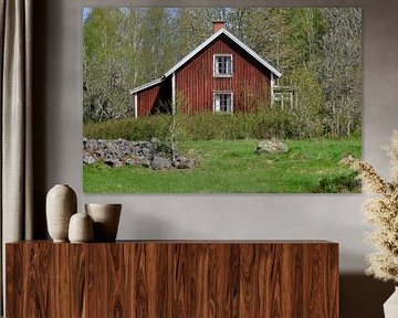 Rotes Haus in Schweden