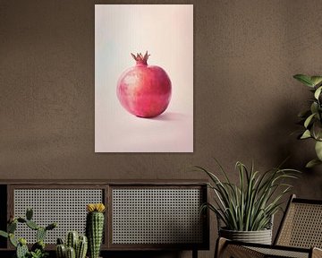 Granaatappel stilleven van Poster Art Shop