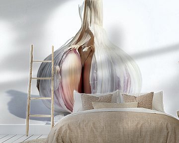 Garlic bulb in all its splendour - food photography by Roger VDB