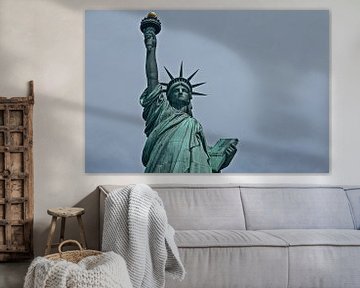 Het Vrijheidsbeeld in New York. van Melanie Brand Photography