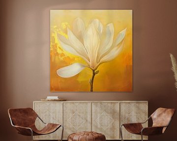 Magnolia's Magnolia bloesem van Poster Art Shop