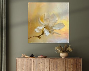 Magnolia's Magnolia bloesem van Poster Art Shop