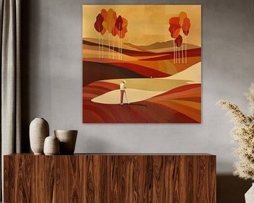 Golf - Golfer van Poster Art Shop