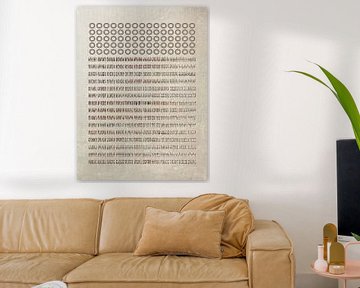 Japandi Art: Texturen op beton van Studio Pieternel