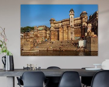 Die Ghats von Varanasi am Ganges