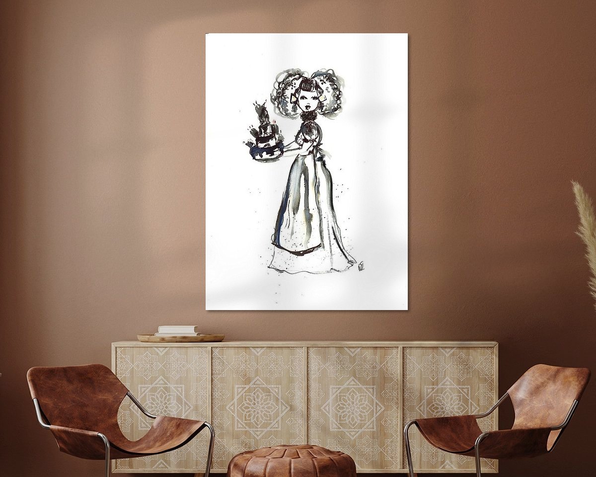 Example of the artwork in a room