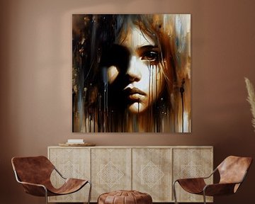 brown eyed girl van FoXo Art