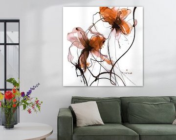 Fluïde Flora met Elegante, Sierlijke Lijnen van Color Square