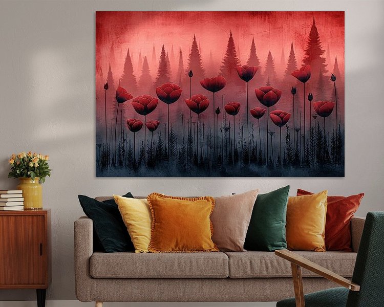 Example of the artwork in a room