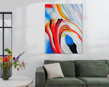 Georgia O Keeffe - Music Pink and Blue by Vivanne