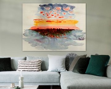 Georgia OKeeffe - Reflet du lac George, 1922