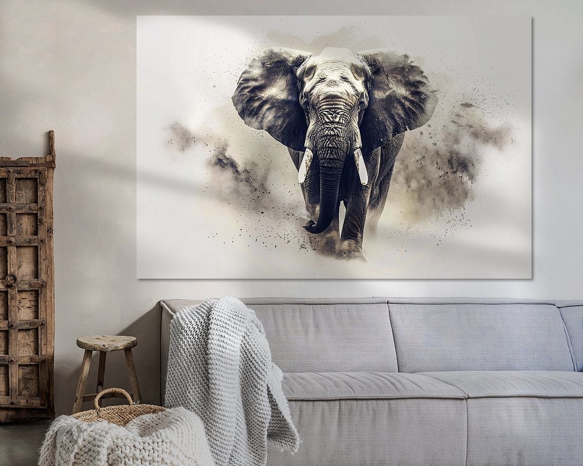Example of the artwork in a room