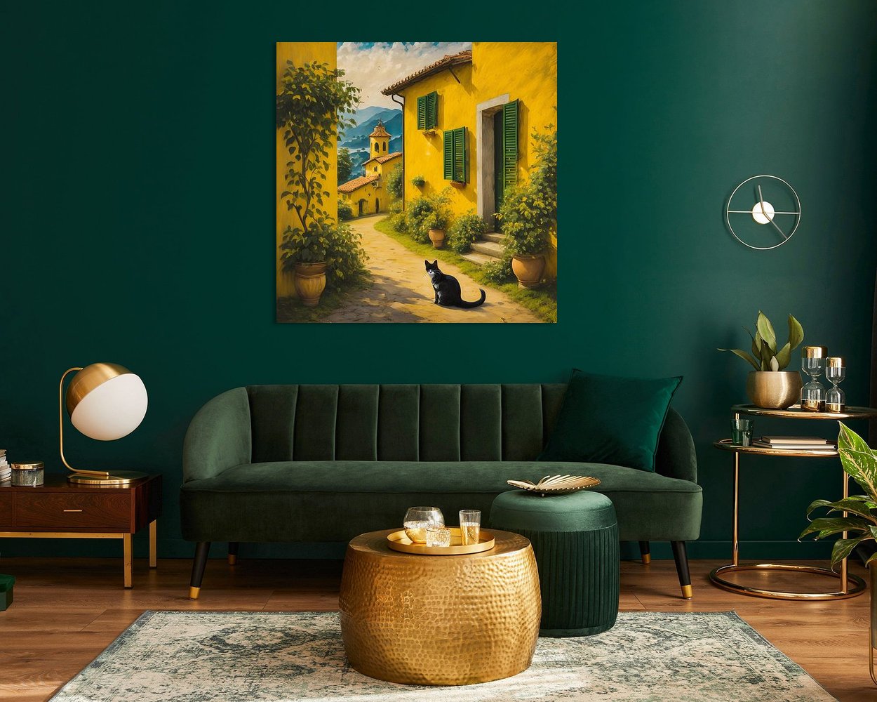Example of the artwork in a room