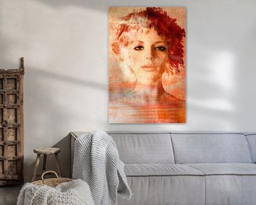 Kleurrijk portret