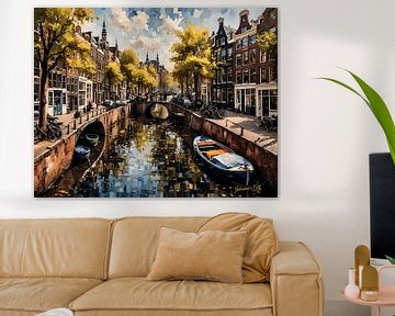 Amsterdam, Nederland 1 van Johannas Art Creations