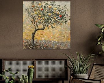 Fruitboom Schilderij | Colors of the Fruitful Tree van Blikvanger Schilderijen